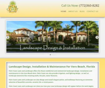 Palmcoastlandscape.com(Palm Coast Landscape Florida) Screenshot