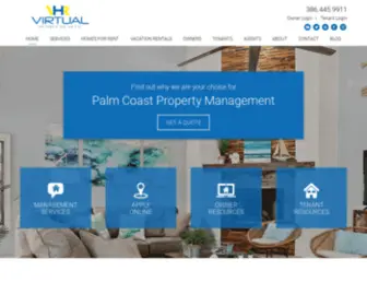 Palmcoastrent.com(Palm Coast Property Management and Property Managers) Screenshot