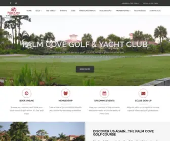 Palmcovegolf.com(Palm Cove Golf & Yacht Club) Screenshot