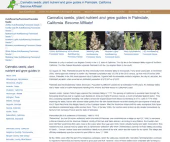 Palmdalecannabis.ga(Cannabis seeds) Screenshot