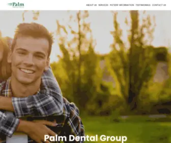 Palmdentalgroup.com(Palm Dental Group) Screenshot