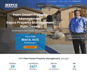 Palmdesertpropertymanagement.com(Palm Desert Property Management) Screenshot