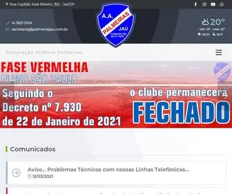 Palmeirasjau.com.br(Associação Atlética Palmeiras) Screenshot