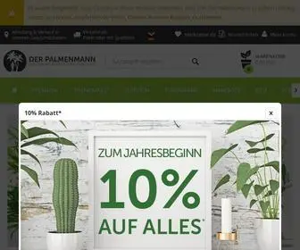 Palmenmann.de(Der Palmenmann) Screenshot