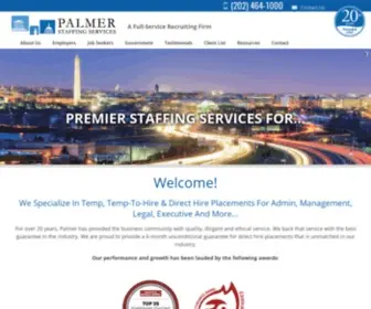 Palmer-Staffing.com(Palmer Staffing) Screenshot