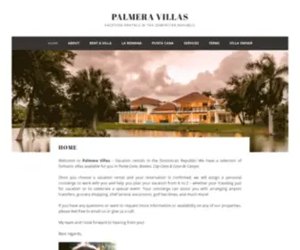 Palmeravillas.com(PALMERA VILLAS) Screenshot