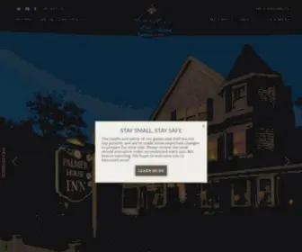 Palmerhouseinn.com(Falmouth, MA Bed and Breakfast) Screenshot