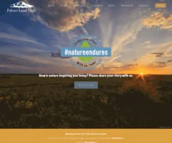 Palmerlandtrust.org(Land for Life) Screenshot