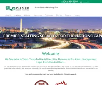 Palmerlegalstaffing.com(Palmer Staffing) Screenshot
