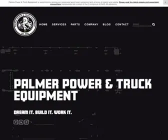 Palmerpowered.com(Palmer Power & Truck Equipment PalmerTrucks Site) Screenshot