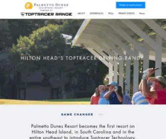 Palmettodunestoptracerrange.com(Hilton Head Driving Range) Screenshot