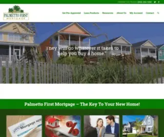 Palmettofirstmortgage.com(Palmetto First Mortgage) Screenshot