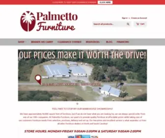 Palmettofurniturecompany.com(Palmetto Furniture Company) Screenshot