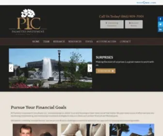 Palmettoinvestmentconsultants.com(Palmetto Investment Consultants) Screenshot