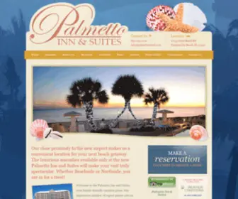 Palmettomotel.com(Palmetto Inn and Suites motel in Panama City Beach) Screenshot