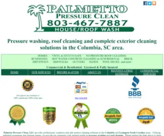 Palmettopressureclean.com(Palmetto Pressure Clean) Screenshot