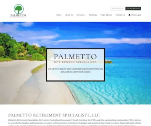 Palmettoretirement.com(Palmetto Retirement) Screenshot