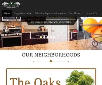 Palmettosignaturehomes.com(Palmetto Signature Homes) Screenshot