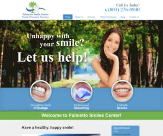 Palmettosmilesdental.com(Palmetto Smiles) Screenshot