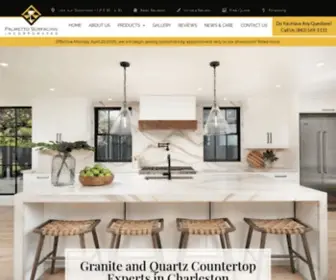 Palmettosurfacing.com(Granite and Quartz Countertops in Charleston) Screenshot