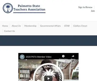 Palmettoteachers.org(We are here for you) Screenshot