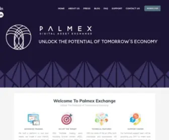 Palmex.ae(Buy, Sell Cryptocurrencies) Screenshot