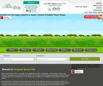 PalmGrovehomestay.com(Palm Grove Service Villa) Screenshot