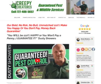 Palmharbortermiteandpestcontrol.com(Palm Harbor FL Pest Control) Screenshot