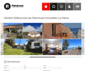 Palminvest.es(Immobilien La Palma) Screenshot