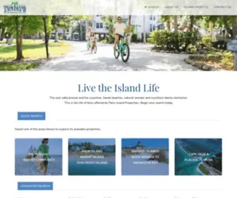 Palmislandproperties.com(Palm Island Properties) Screenshot