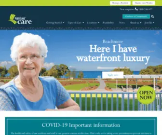 Palmlakecare.com.au(Palm Lake Care) Screenshot