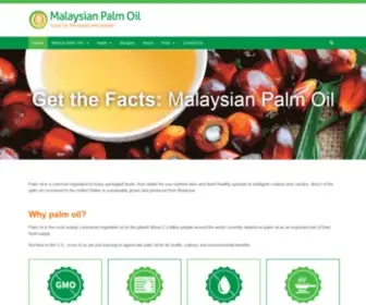Palmoilhealth.org(Sustainable Malaysian Palm Oil) Screenshot
