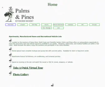 Palmsandpinesinc.com(Palms & Pines) Screenshot