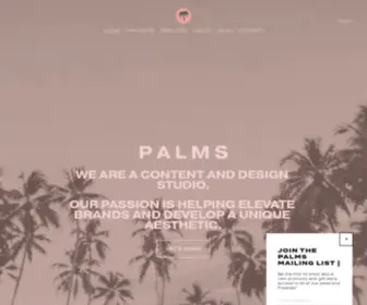 Palmscreative.com(Palms Creative) Screenshot