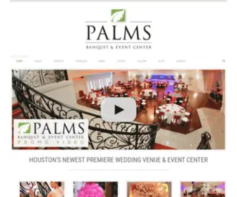 Palmseventcenter.com(Palms Banquet & Event Center) Screenshot