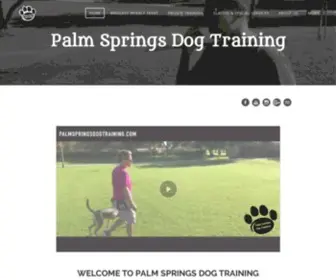 Palmspringsdogtraining.com(HOME) Screenshot