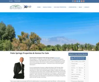 Palmspringsrealestateinfo.com(Palm Springs) Screenshot