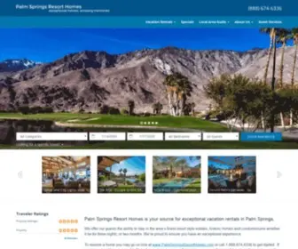 Palmspringsresorthomes.com(Poolside Palm Springs) Screenshot