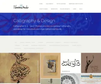 Palmstone.com(Calligraphy Art Design Translation) Screenshot