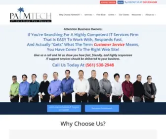 Palmtech.net(West Palm Beach IT Support) Screenshot