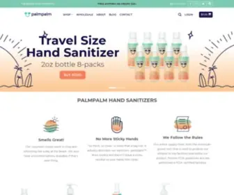 Palmtopalm.com(Palmpalm hand sanitizer) Screenshot