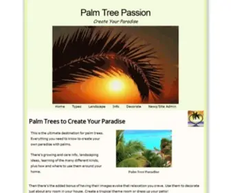 Palmtreepassion.com(Great domain names provide SEO) Screenshot