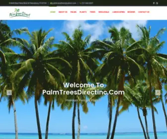 Palmtreesdirectinc.com(Palm Trees Direct) Screenshot