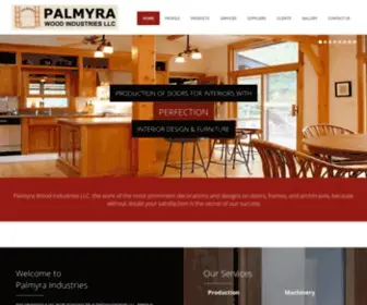 Palmyrauae.com(Palmyra Industries) Screenshot