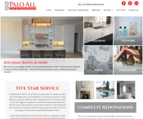 Paloall.com(Palo All Tile & Countertops) Screenshot