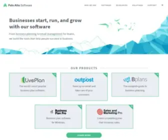 Paloalto.com(Business Planning and Management Software) Screenshot