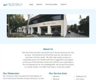 Paloaltoglass.com(PALO ALTO GLASS) Screenshot