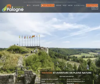 Palogne.be(Domaine de Palogne) Screenshot