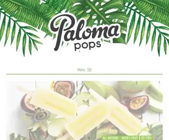 Palomapops.com.au(Paloma Pops) Screenshot