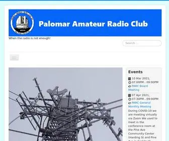 Palomararc.org(When the radio) Screenshot